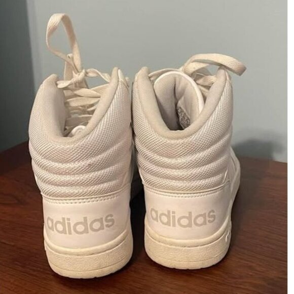 Adidas Hoops‎ Mid White Sneakers size 7 - Picture 4 of 6